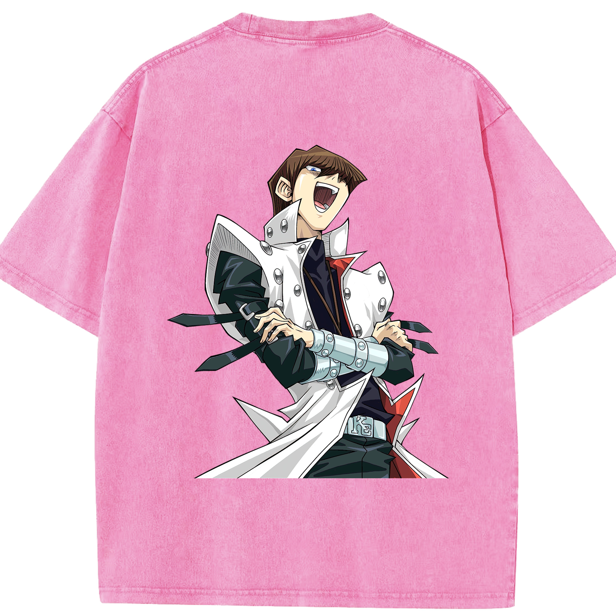 （画像用） 遊☆戯☆王 Yu-Gi-Oh! 綿100% ヴィンテージ風 半袖Tシャツ（背面プリント）